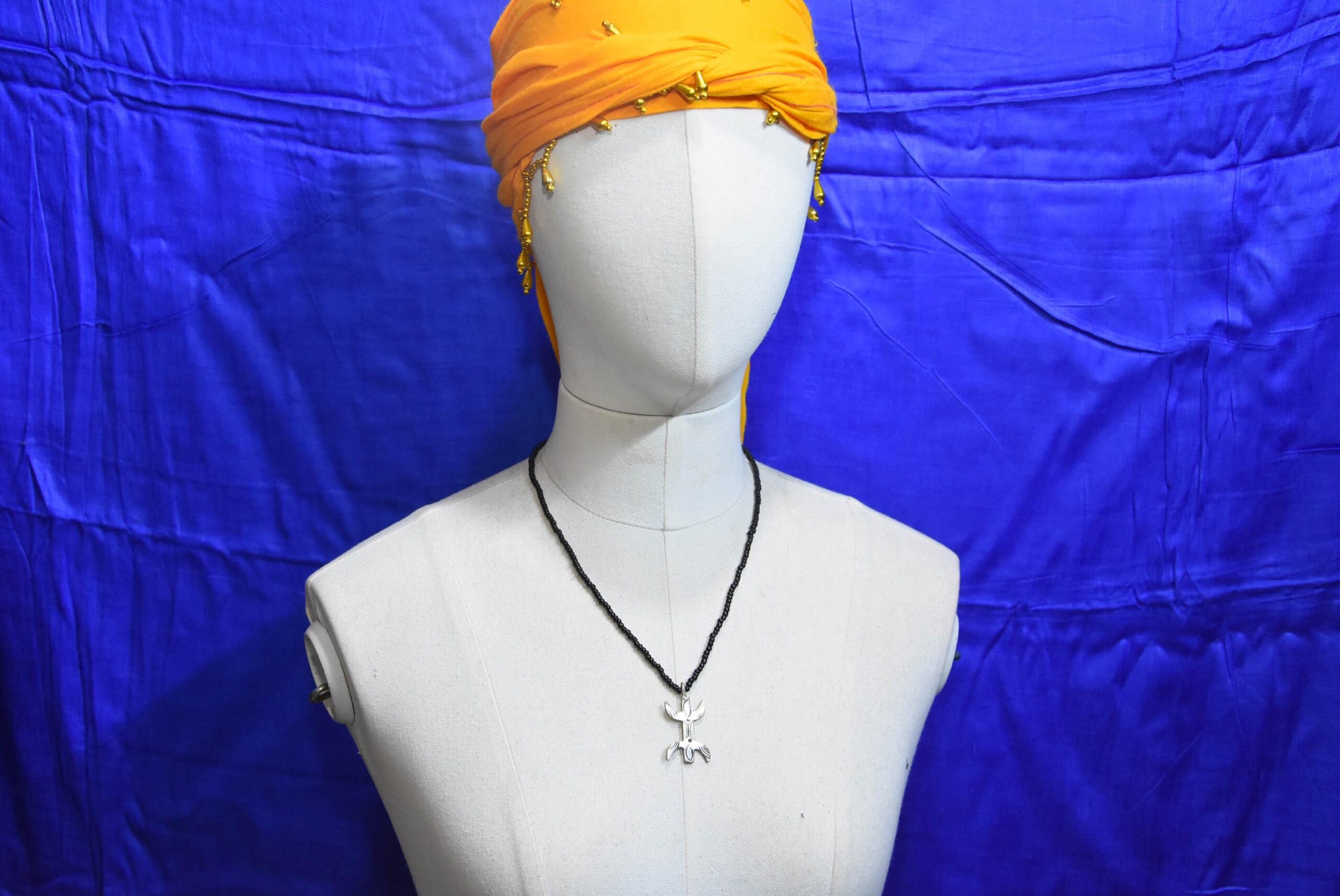 Moroccan Berber Yaz Pendant Necklace, Amazigh Symbol Tifinagh Jewelry - Image 3