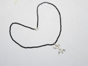 Moroccan Berber Yaz Pendant Necklace, Amazigh Symbol Tifinagh Jewelry