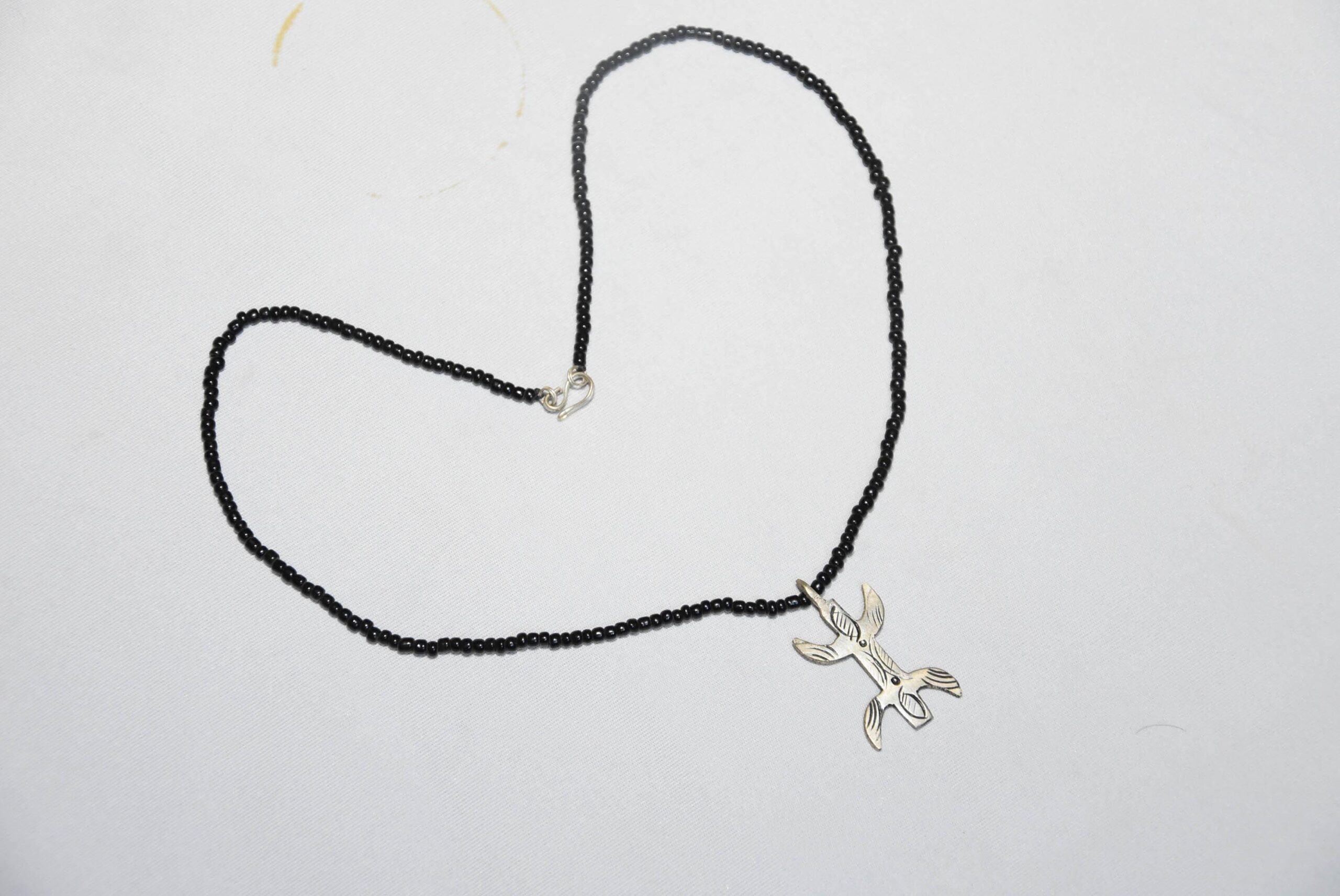 Moroccan Berber Yaz Pendant Necklace, Amazigh Symbol Tifinagh Jewelry