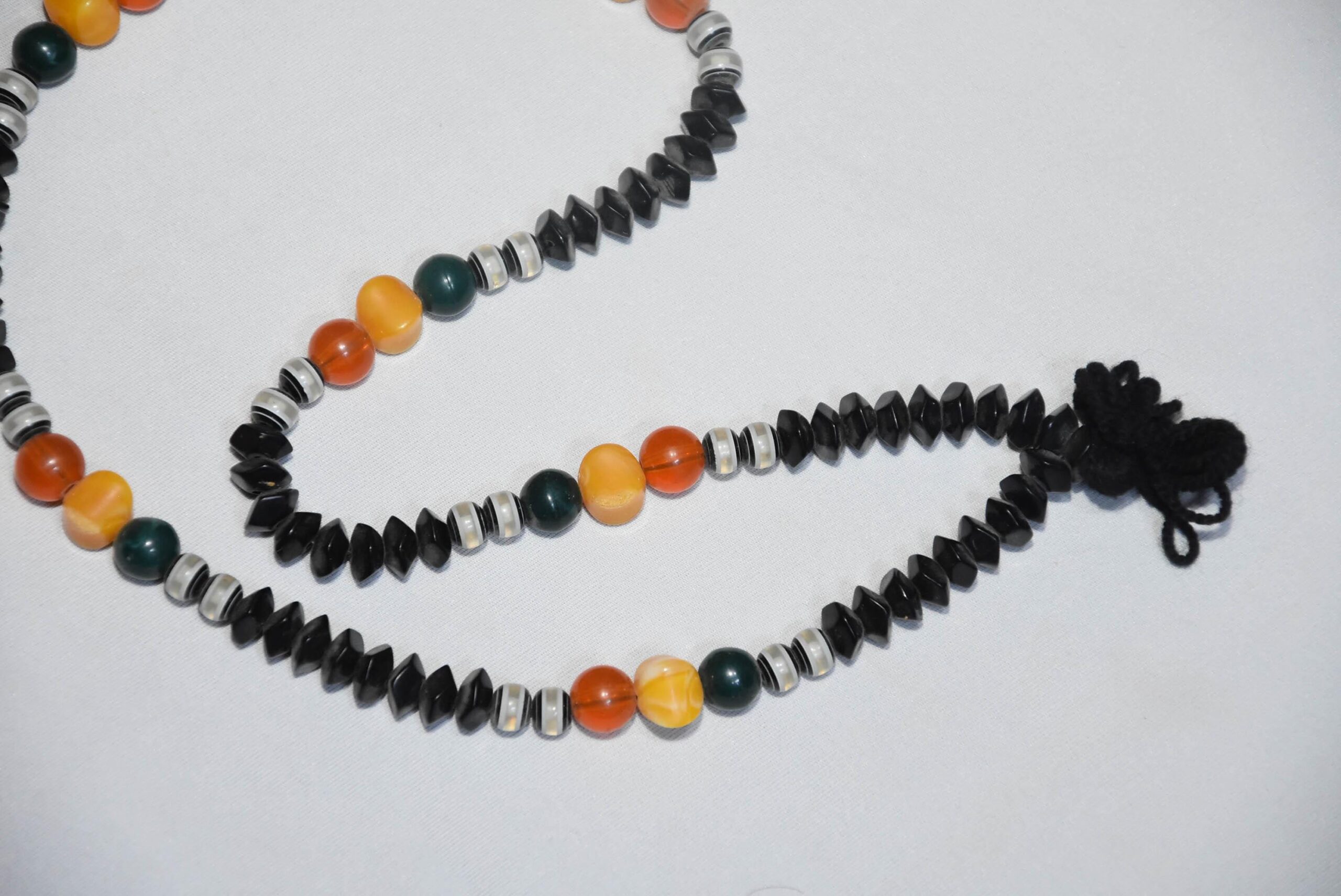 Traditional Mauritanian Tasbih Prayer Bead Necklace, African Tribal Statement Strand - Image 9