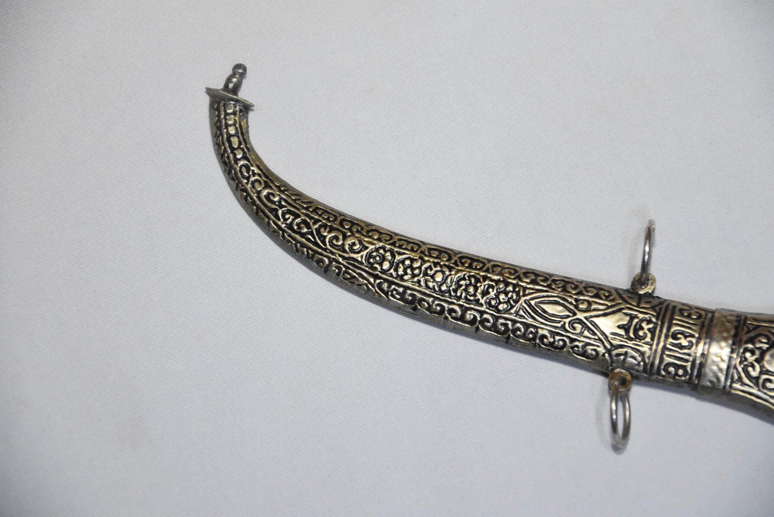 Handmade berber Amazigh Khanjar Dagger Silver Vintage Knife From Morocco - Image 5