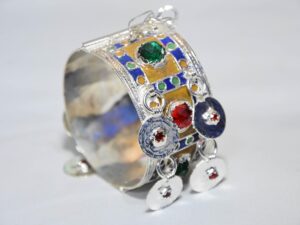 Berber bracelet Enamel Silver 925